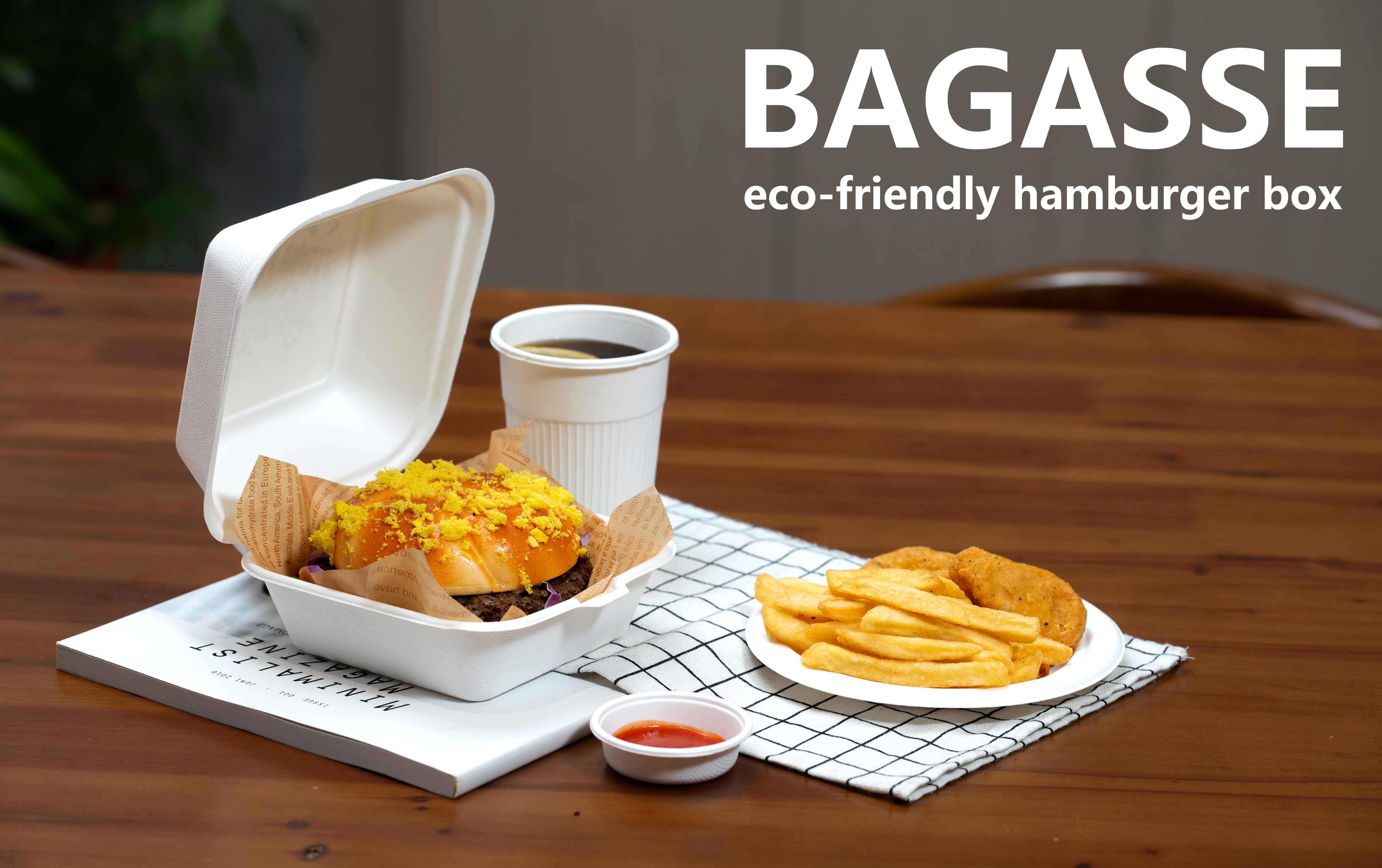 Bagasse-eco-friendly-hamburger-box Bagasse-eco-friendly-hamburger-box