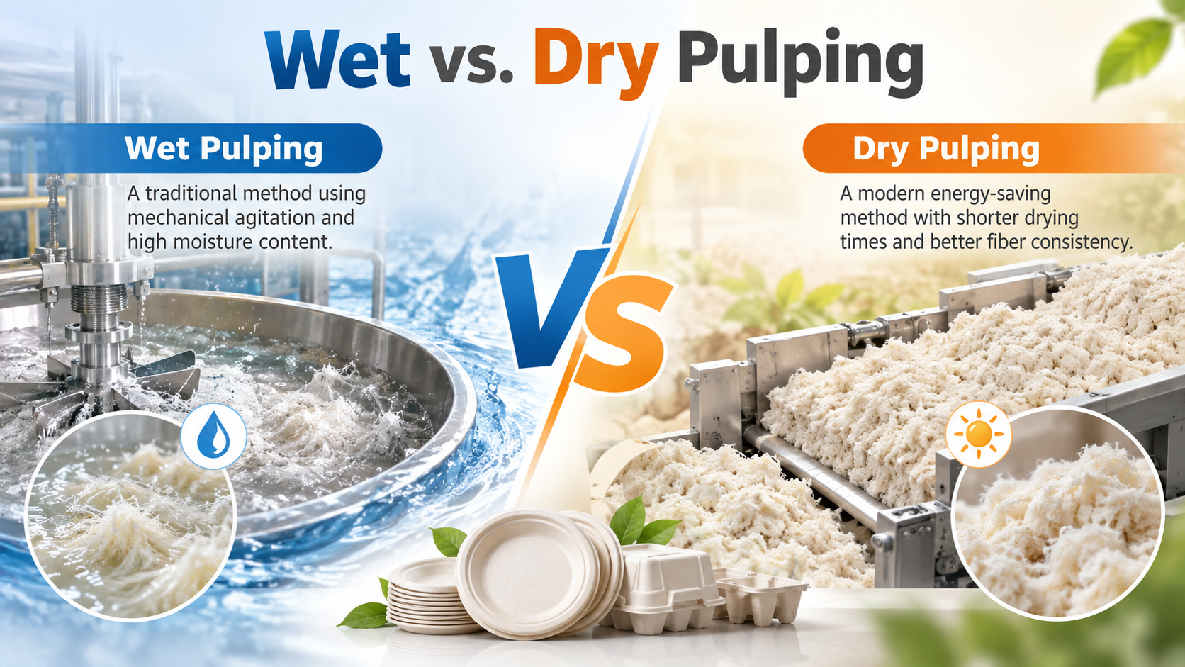 How to Manufacture a Bagasse Product - Wet vs. Dry Pulping How to Manufacture a Bagasse Product - Wet vs. Dry Pulping
