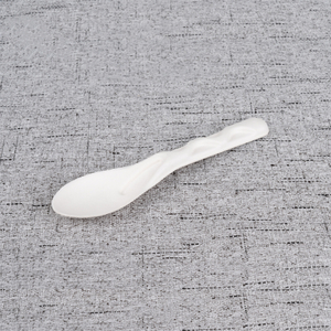 White bagasse spoon - Warmpack