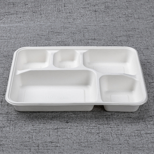 bagasse 5 div container - Warmpack
