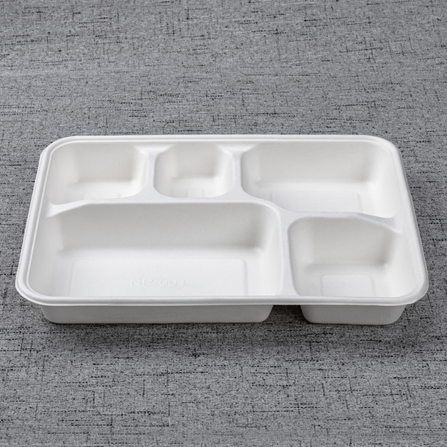 bagasse 5 div container - Warmpack