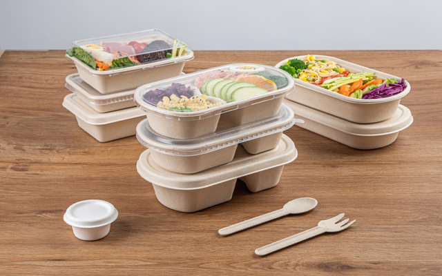 Bagasse Lunch Box Bulk - Warmpack