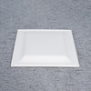 20cm Square Sugarcane Bagasse Plate - Warmpack