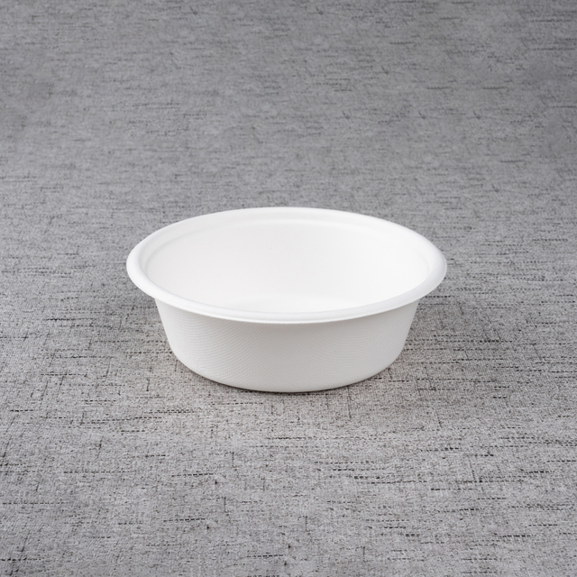 650ml Bagasse round bowl - Warmpack