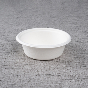 300ml Bagasse round bowl - Warmpack