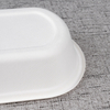 800ml Bagasse oval lunch box - Warmpack