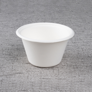 450ml Bagasse round bowl - Warmpack