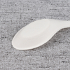 White bagasse soup spoon - Warmpack