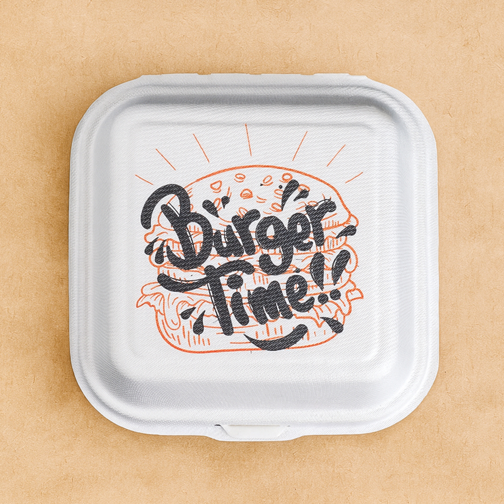 Customized-bagasse-hamburger-box