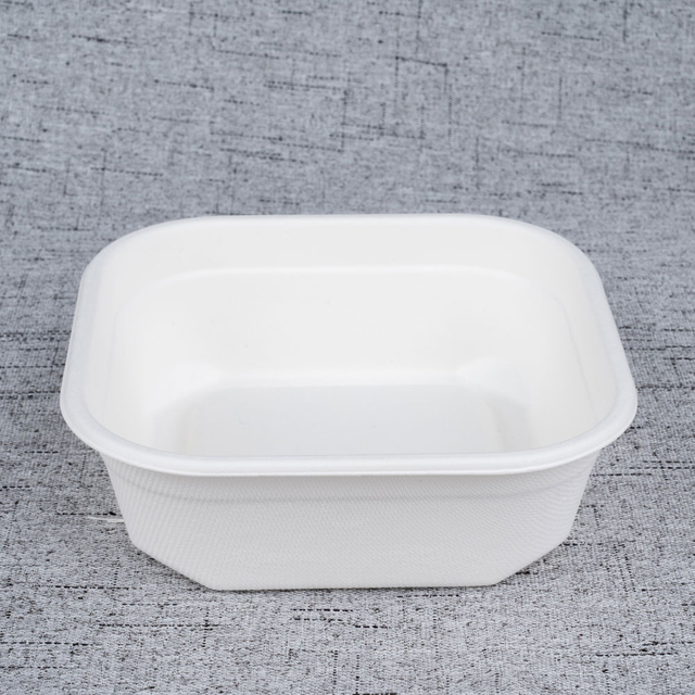 750ml Bagasse square bowl - Warmpack