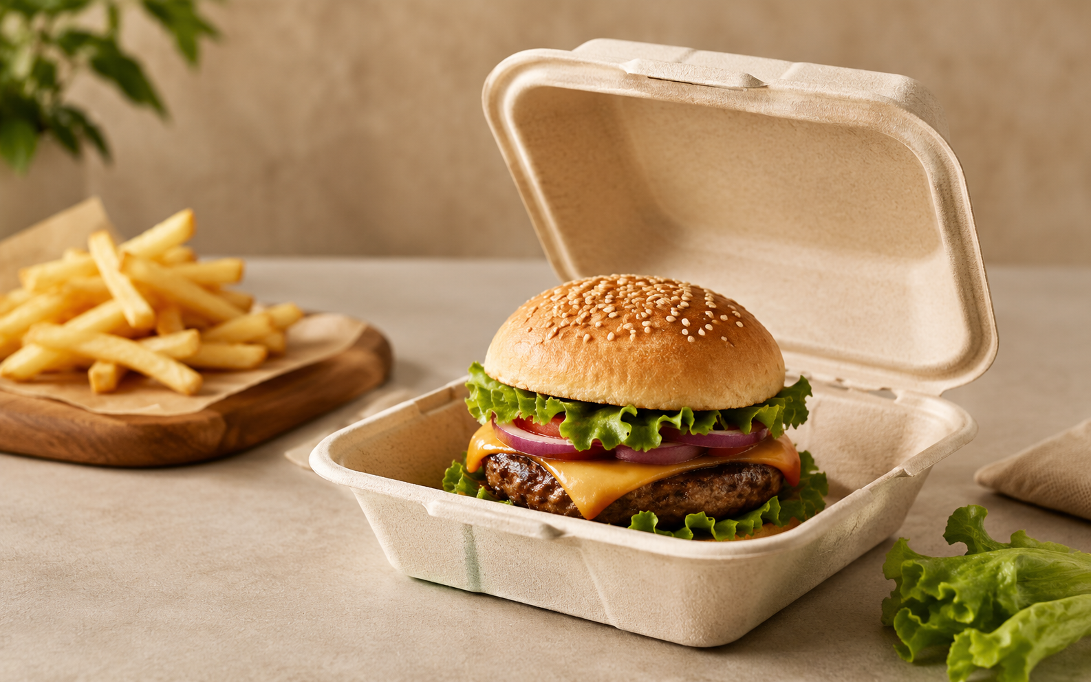 Why Bagasse Works for Burger Packaging
