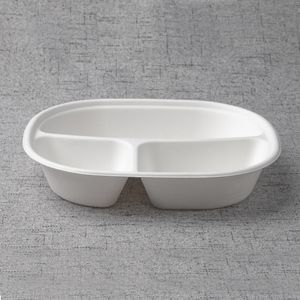 Wholesale Bagasse 3-div container - Warmpack