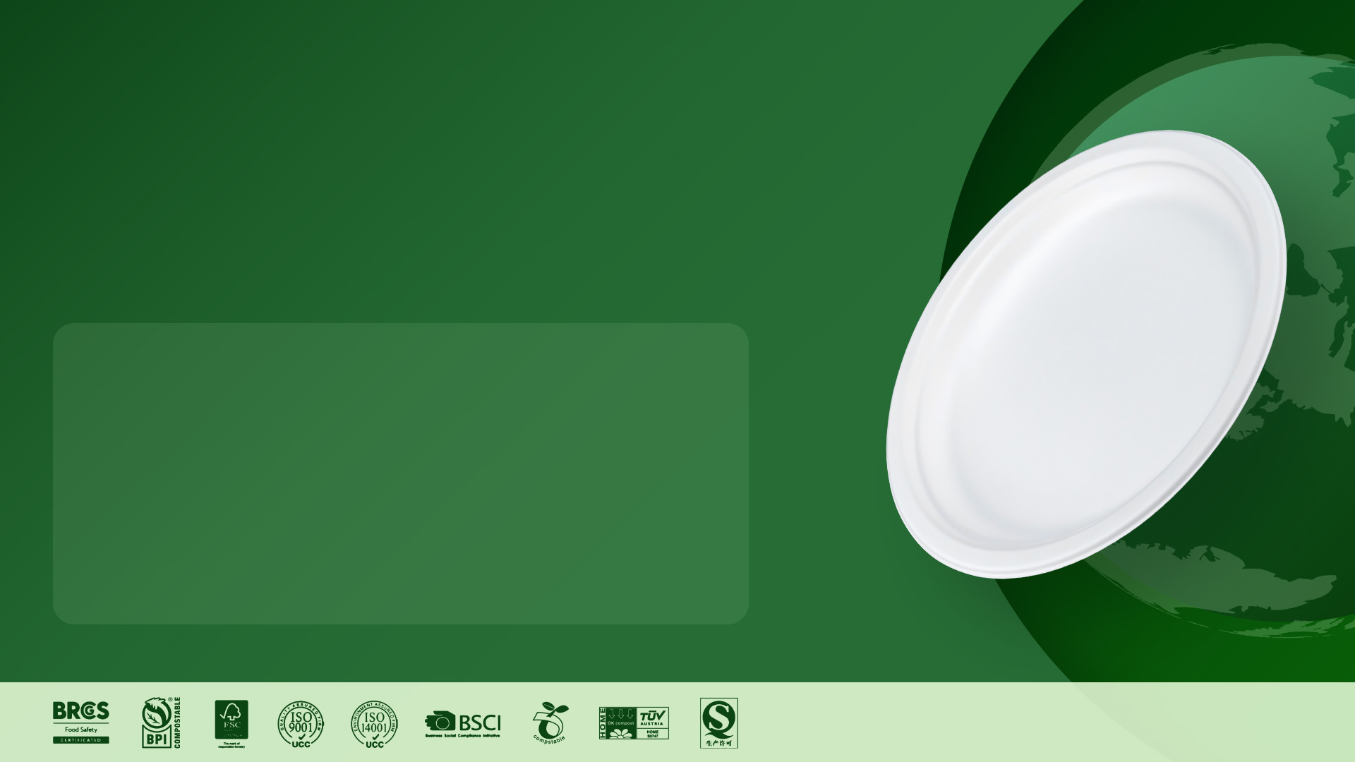 bagasse Plates - Warmpack