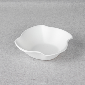 Bagasse Ice Cream Bowl (Leaf-Shaped)