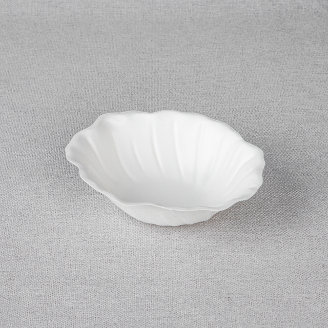 Bagasse Ice Cream Bowl (Scallop Shell-Shaped)